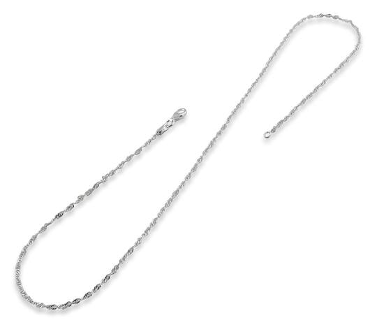 Sterling Silver Singapore Chain 2.2MM