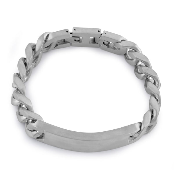 Stainless Steel Thick Curb Bracelet