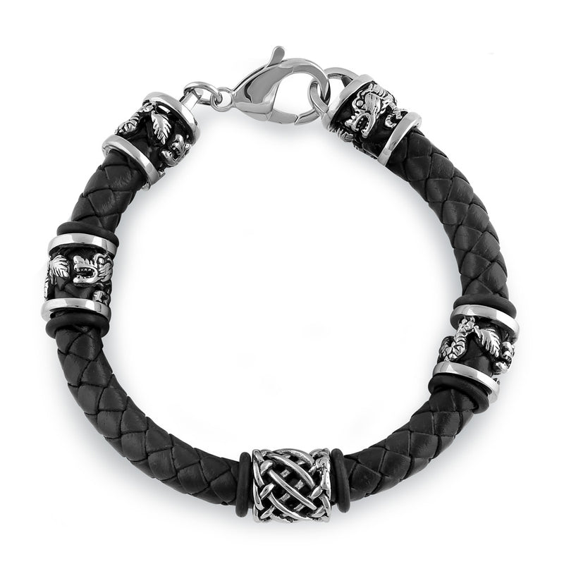 Stainless Steel Viking Bracelet