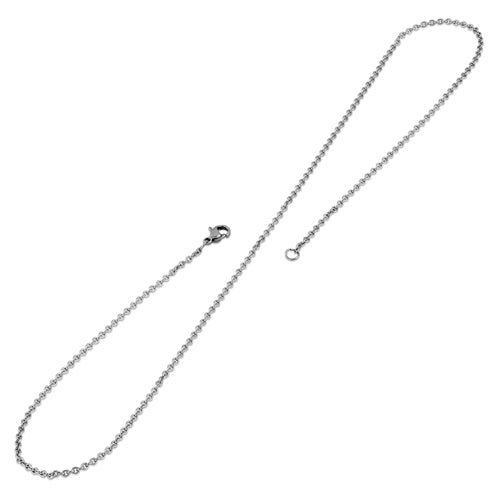 Stainless Steel Cable Chain Necklace 1.8MM