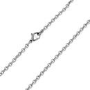 Stainless Steel Cable Chain Necklace 3.0MM