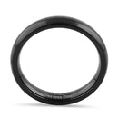 Stainless Steel 4mm Black High Polish Band Ring
