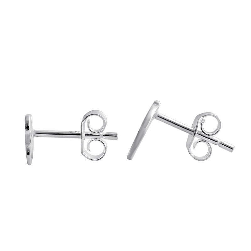 Sterling Silver Rainy Day Cloud and Umbrella Stud Earrings