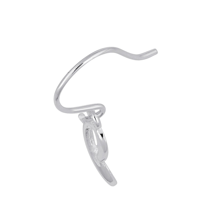 Sterling Silver Dangling Infinity Earrings