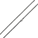 Black Rhodium Sterling Silver  Popcorn Chain 1.6MM