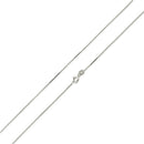 Sterling Silver 8 Sided Snake Chain 0.7mm