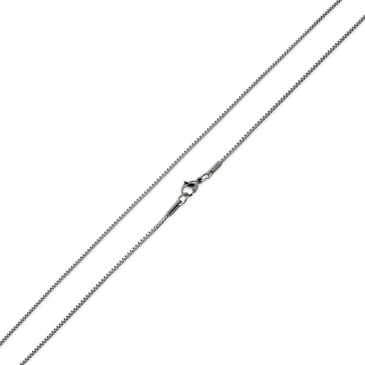 Stainless Steel 20" Box Chain Necklace 1.5 MM
