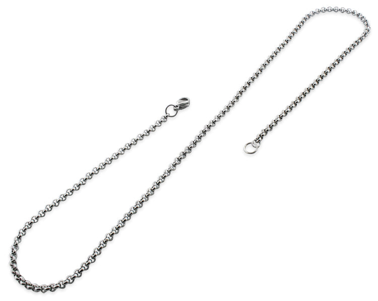 Stainless Steel 22" Rollo Chain Necklace 3.0 MM
