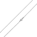 Rhodium Sterling Silver Bead Chain 1.0MM
