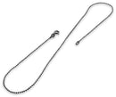 Rhodium Sterling Silver Bead Chain 1.5MM
