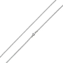 Sterling Silver Long Curb Chain 1.65mm