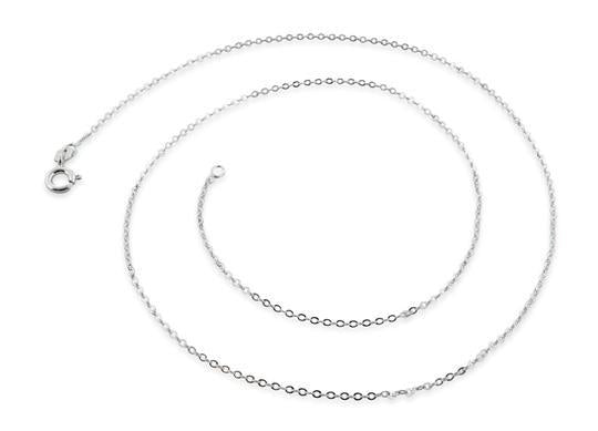 Sterling Silver Flat Cable Chain 1.15mm