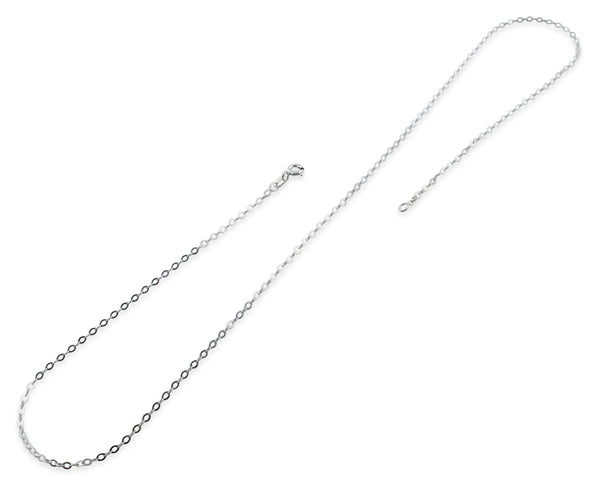 Sterling Silver Long Cable Chain 1.8mm