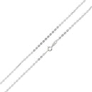 Sterling Silver Long Flat Cable Chain 1.75mm