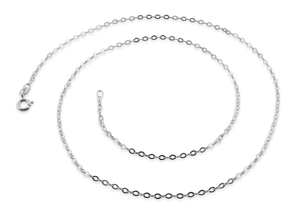Sterling Silver Long Cable Chain 1.8mm