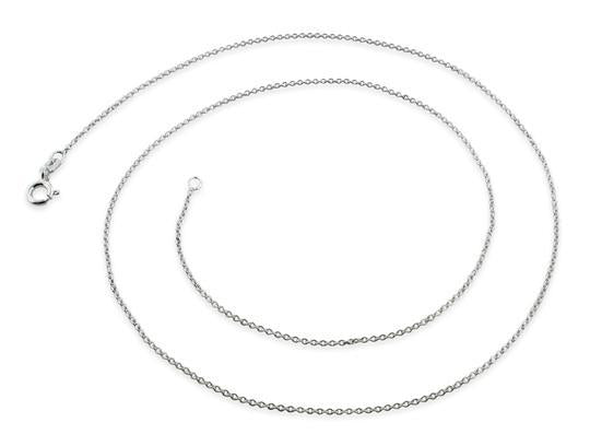 Sterling Silver Tight Cable Chain 0.75mm