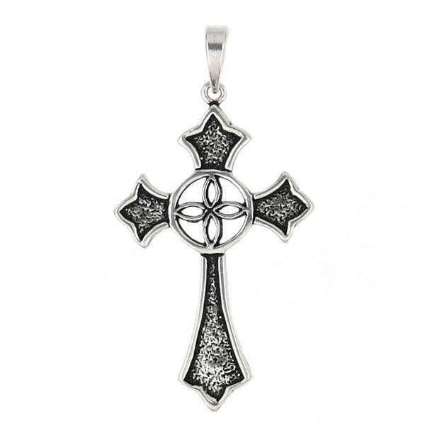 Sterling Silver Charmed Cross Pendant