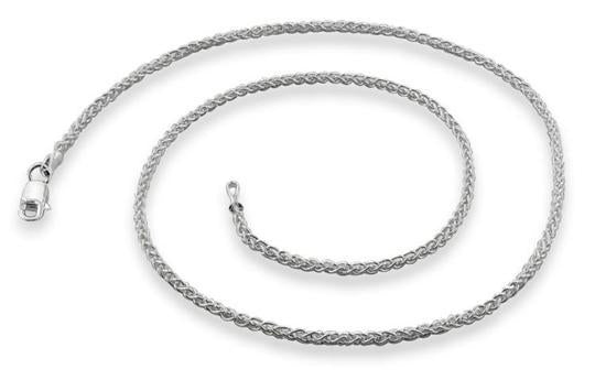 Sterling Silver Spiga Wheat Chain 1.8MM