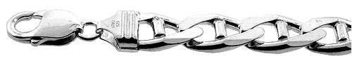 Sterling Silver Flat Marina Chain 10MM