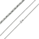 Sterling Silver Twisted Box Chain 1.1MM