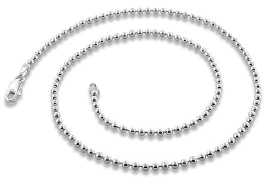 Sterling Silver Bead Ball Chain 2.25MM