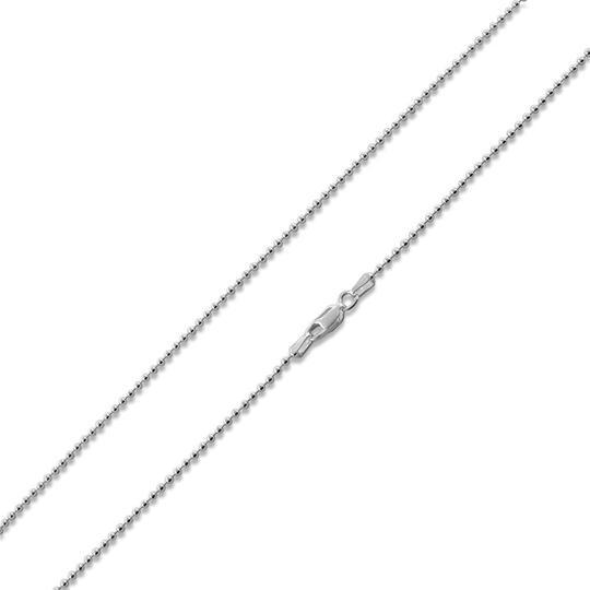 Sterling Silver Bead Ball Chain 1.85MM
