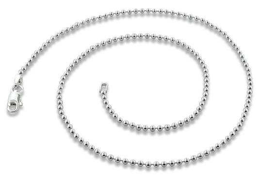 Sterling Silver Bead Ball Chain 1.85MM