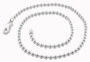 Sterling Silver Bead Ball Chain 3.0MM