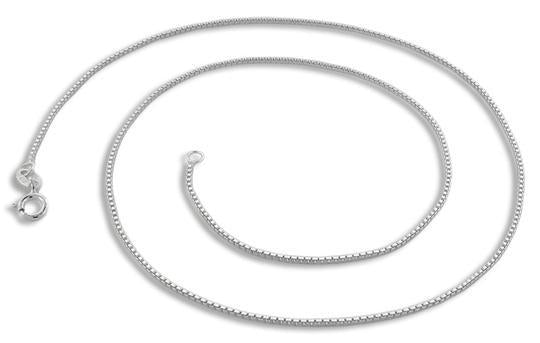 Sterling Silver Box Chain 0.85mm