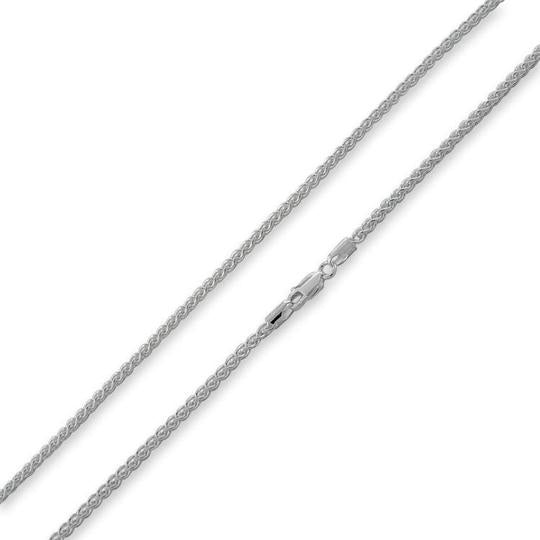 Sterling Silver Spiga Wheat Chain 2.5MM