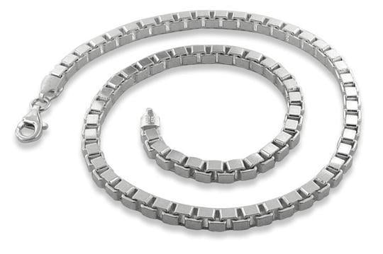 Sterling Silver Box Chain 4.3mm