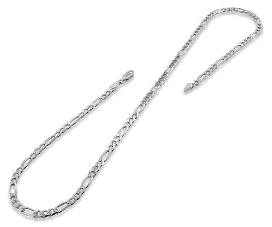 Sterling Silver Figaro Chain 4mm
