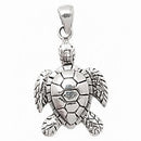 Sterling Silver Turtle Pendant