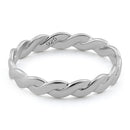 Sterling Silver Braided Band Ring