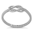Sterling Silver String Reef Knot Ring
