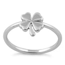 Sterling Silver Clover Ring