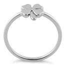 Sterling Silver Clover Ring