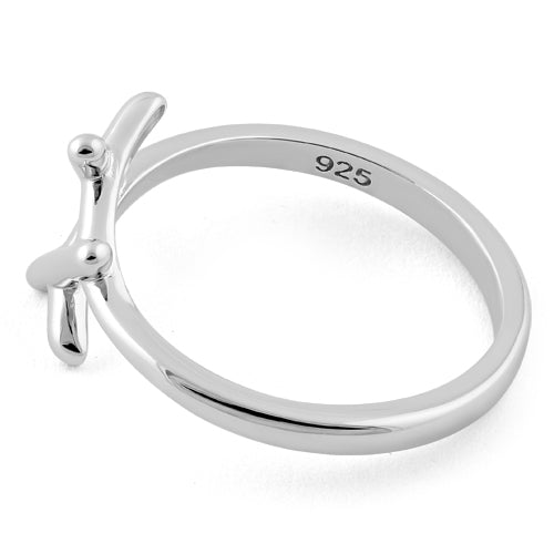 Sterling Silver Hashtag Ring