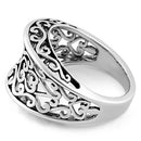 Sterling Silver Heart Vines Ring
