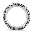 Sterling Silver Oxidized Celtic Ring