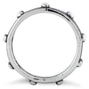 Sterling Silver Oxidized Eternity Armor Ring