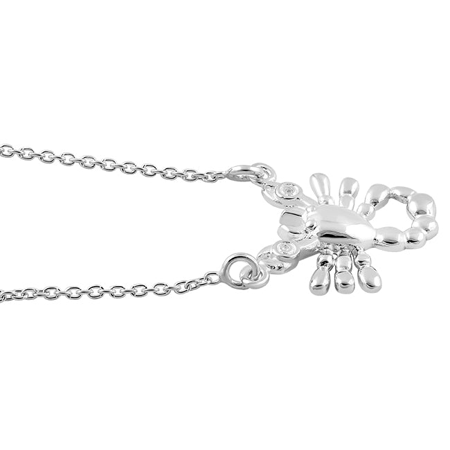 Sterling Silver Scorpio Necklace