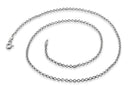 Rhodium Sterling Silver Rollo Chain 2.0MM
