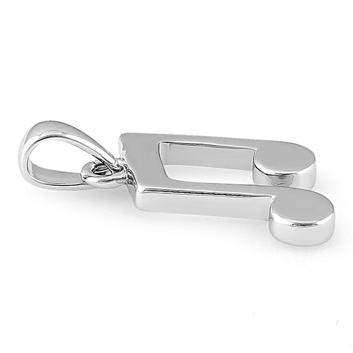 Sterling Silver Music Note Pendant