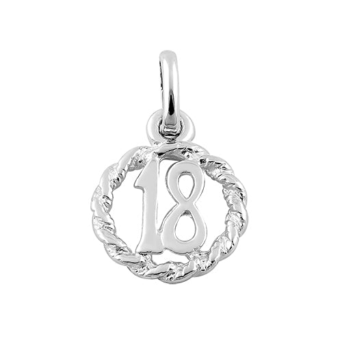 Sterling Silver 18 Pendant