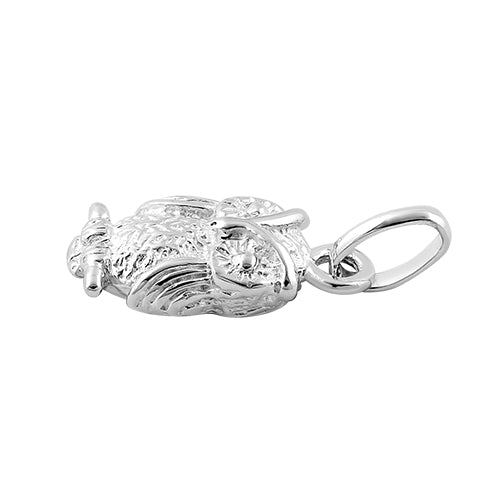 Sterling Silver Owl Pendant