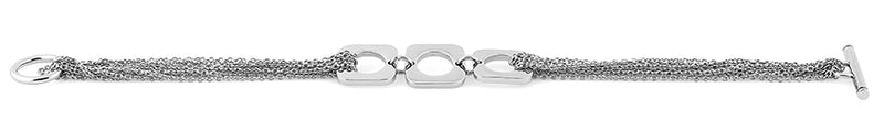 Stainless Steel Squircle Link Chain Bracelet