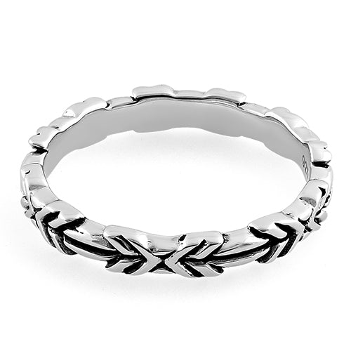 Sterling Silver Arrows Ring