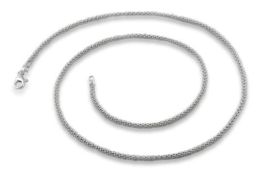 Sterling Silver Popcorn Chain 1.6MM