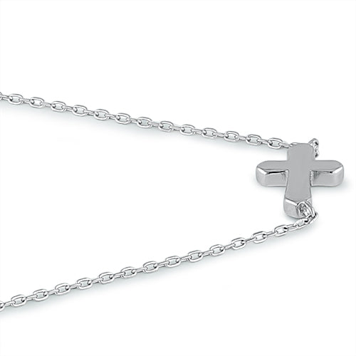 Sterling Silver Cross Necklace